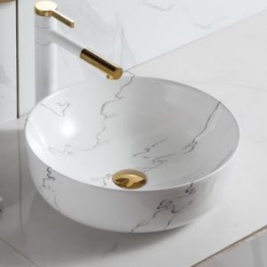 Circle Marble Style Sink