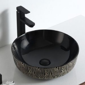 Circle Pattern Engraved Sink