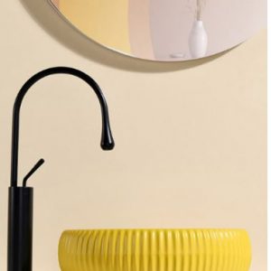 Yellow Outer Engraved Sink