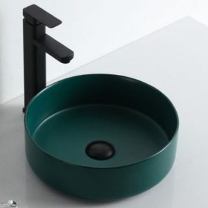 Simple Dark Turquoise Sink