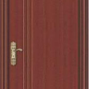 Simple Dark Shade Wooden Door