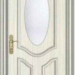 Light Shade Beige Authentic Style Wooden Door