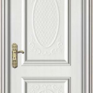 Modern White Wooden Door