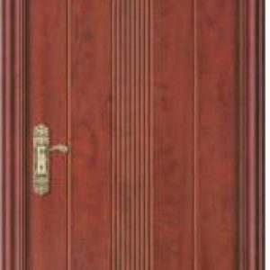 Light Shade Chinese Style Wooden Door