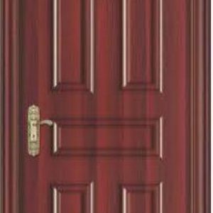 Dark Shade Wooden Door ( Engraved )