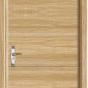 Simple Light Shade Wooden Door