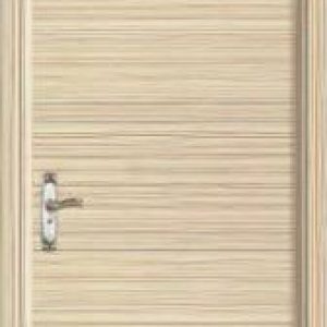 Simple Beige Wooden Door