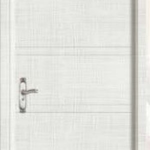 Modern White Wooden Door