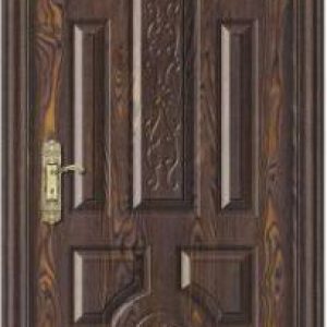 Mixed Shade Wooden Door