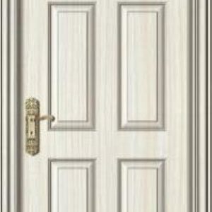Light Beige Wooden Door