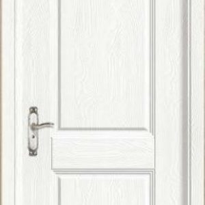 Modern Style White Wooden Door