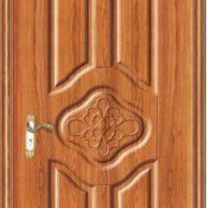 Light Shade Wooden Door ( Pattern Engraved )