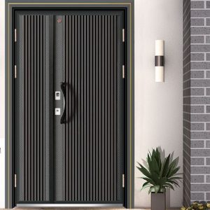 Modern Style Grey Security Door