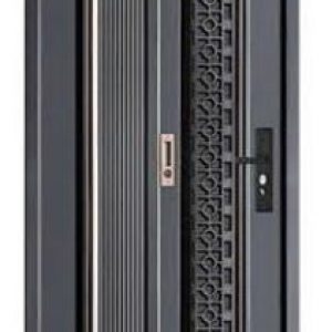 Grey Patterned Security Door
