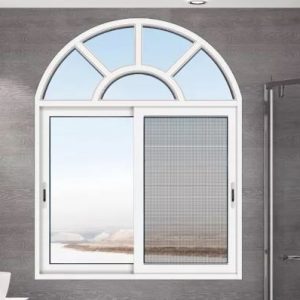 White Arch Casement Window