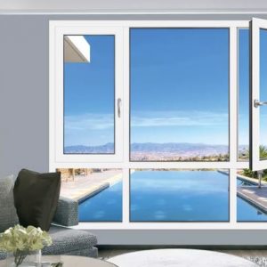 White Casement Window