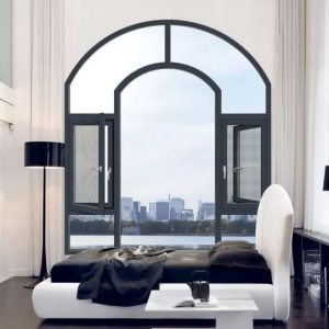 Grey Arch Style Window